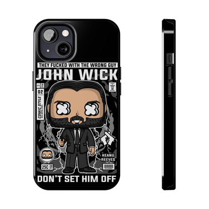 John Wick Tough Phone Case - Don't Set Him Off - Perfect for Action Movie Fans