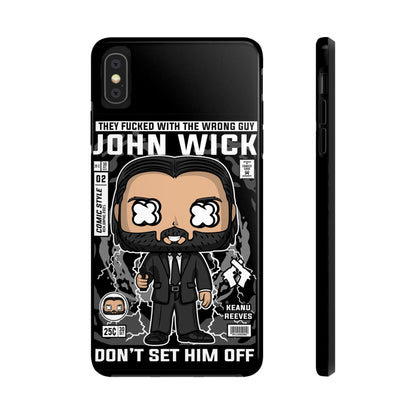 John Wick Tough Phone Case - Don't Set Him Off - Perfect for Action Movie Fans