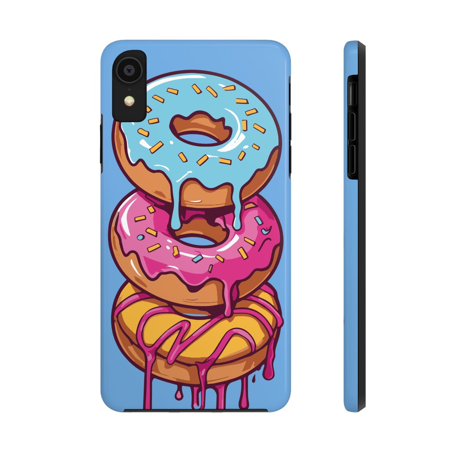 Whimsical Donut Tough Phone Case - Fun & Colorful Protection