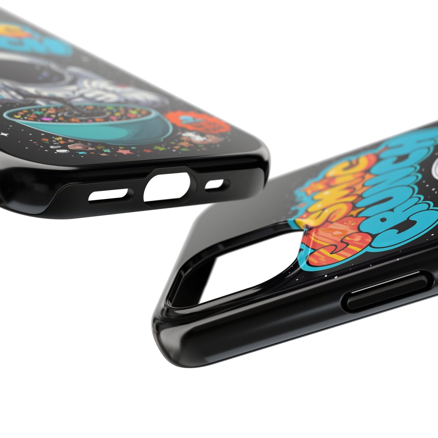 Cosmic Crunch Tough Phone Case - Galactic Vibes for Space Lovers