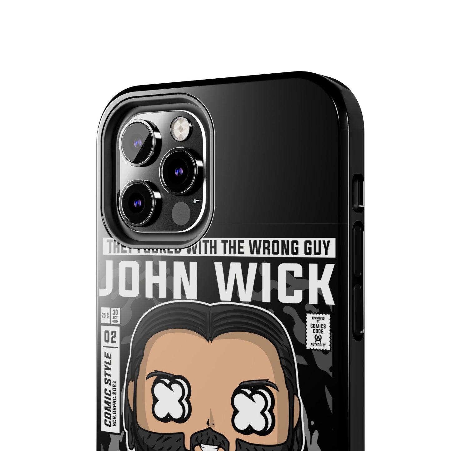 John Wick Tough Phone Case - Don't Set Him Off - Perfect for Action Movie Fans