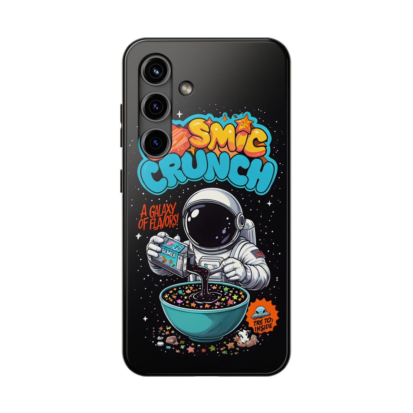 Cosmic Crunch Tough Phone Case - Galactic Vibes for Space Lovers