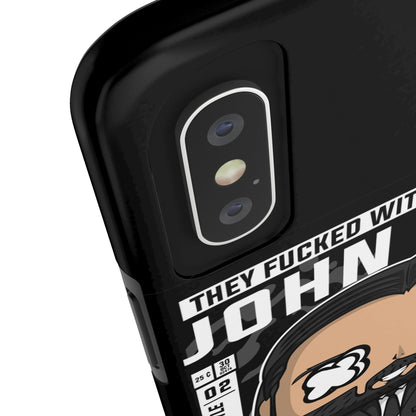 John Wick Tough Phone Case - Don't Set Him Off - Perfect for Action Movie Fans