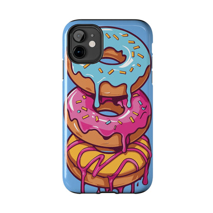 Whimsical Donut Tough Phone Case - Fun & Colorful Protection