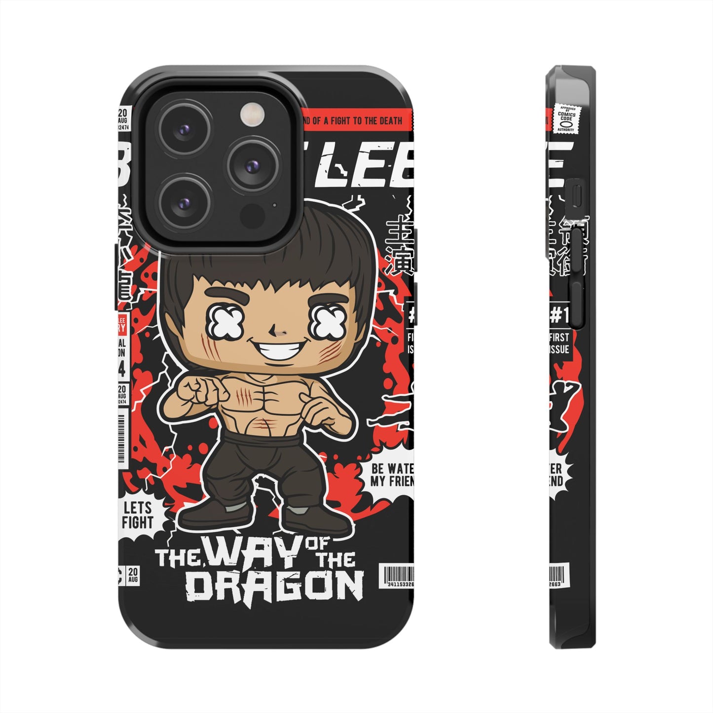 Bruce Lee Tough Phone Case - Way of the Dragon Design