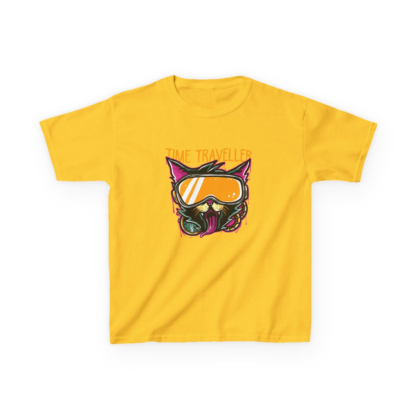 Kids Time Traveller Tee - Fun Cotton T-Shirt for Future Explorers