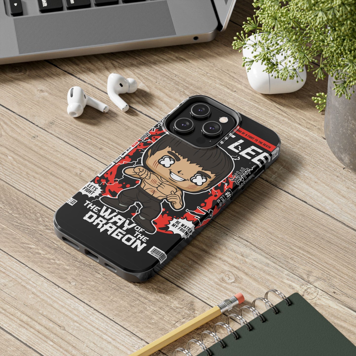 Bruce Lee Tough Phone Case - Way of the Dragon Design