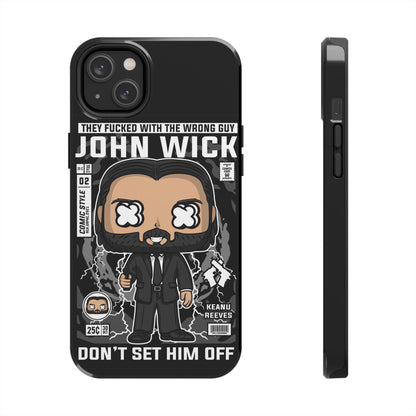 John Wick Tough Phone Case - Don't Set Him Off - Perfect for Action Movie Fans