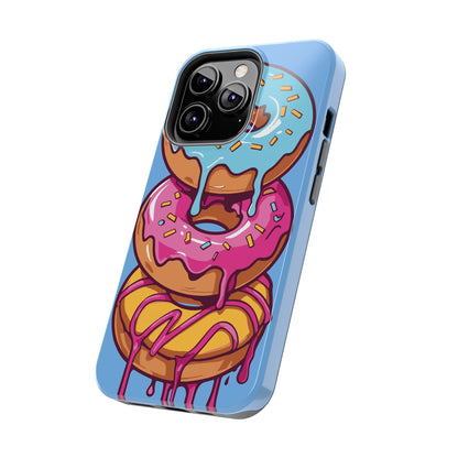Whimsical Donut Tough Phone Case - Fun & Colorful Protection