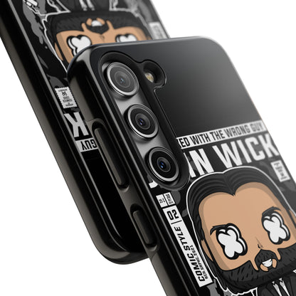 John Wick Tough Phone Case - Don't Set Him Off - Perfect for Action Movie Fans