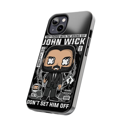 John Wick Tough Phone Case - Don't Set Him Off - Perfect for Action Movie Fans