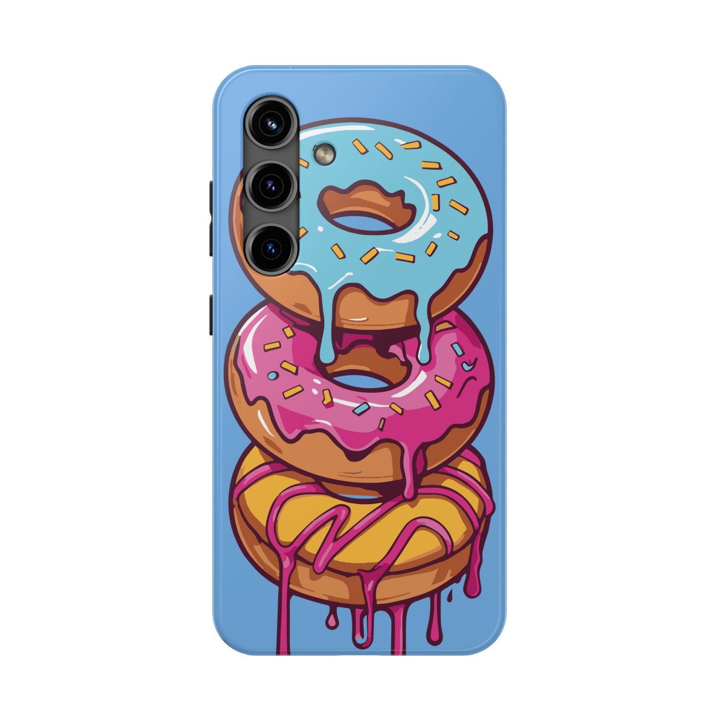 Whimsical Donut Tough Phone Case - Fun & Colorful Protection