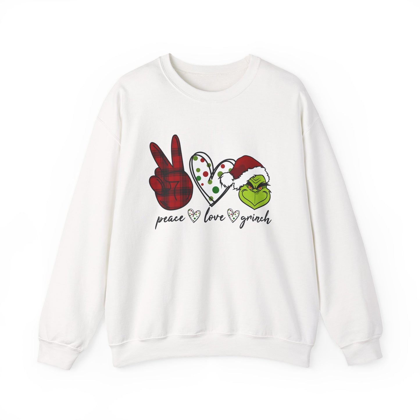 Peace Love Friends Christmas Sweatshirt, Cozy Holiday Crewneck, Unisex Christmas Gift, Festive Sweatshirt, Winter Apparel