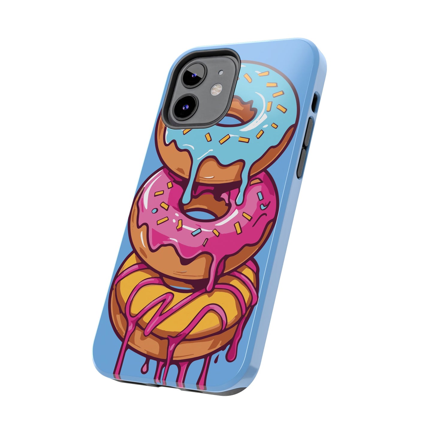 Whimsical Donut Tough Phone Case - Fun & Colorful Protection