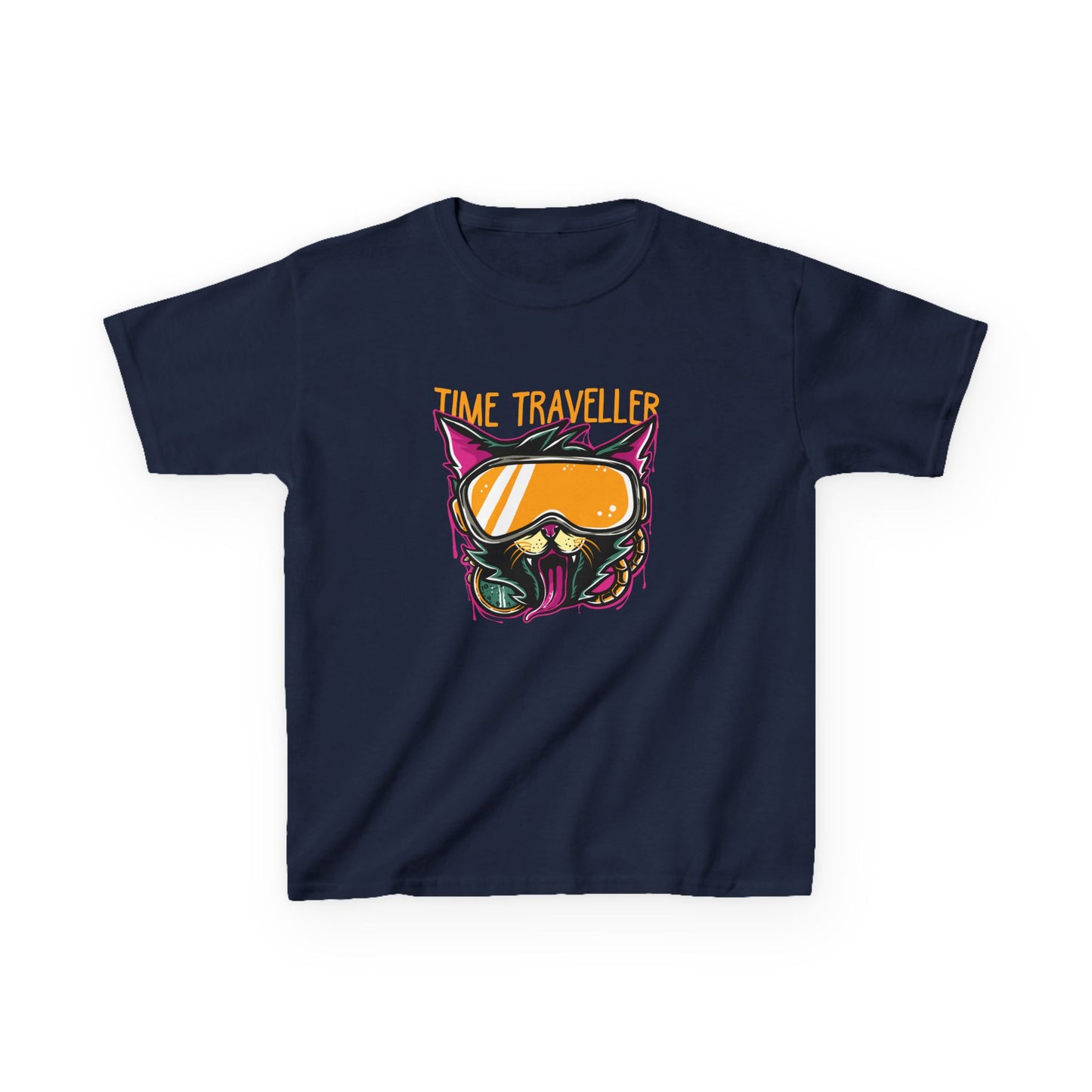 Kids Time Traveller Tee - Fun Cotton T-Shirt for Future Explorers