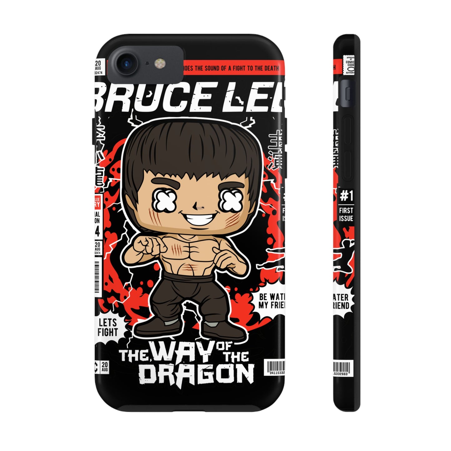 Bruce Lee Tough Phone Case - Way of the Dragon Design