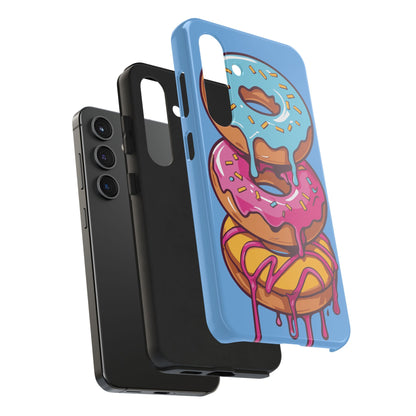 Whimsical Donut Tough Phone Case - Fun & Colorful Protection