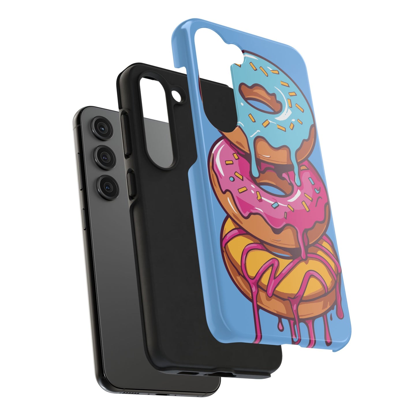 Whimsical Donut Tough Phone Case - Fun & Colorful Protection