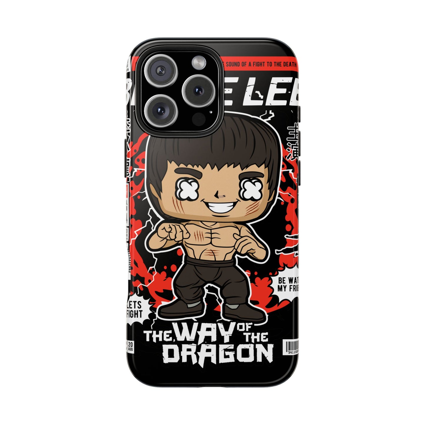 Bruce Lee Tough Phone Case - Way of the Dragon Design