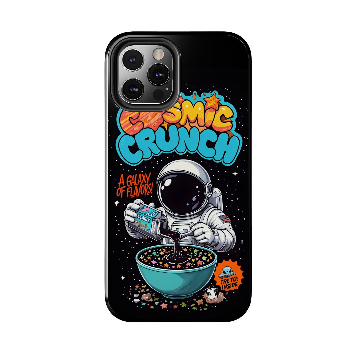 Cosmic Crunch Tough Phone Case - Galactic Vibes for Space Lovers