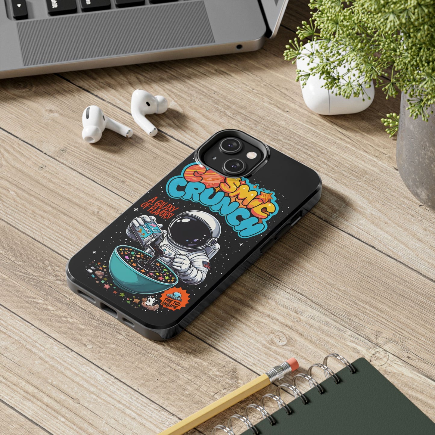 Cosmic Crunch Tough Phone Case - Galactic Vibes for Space Lovers
