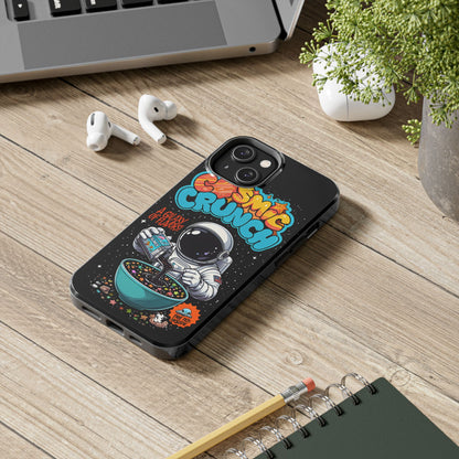 Cosmic Crunch Tough Phone Case - Galactic Vibes for Space Lovers