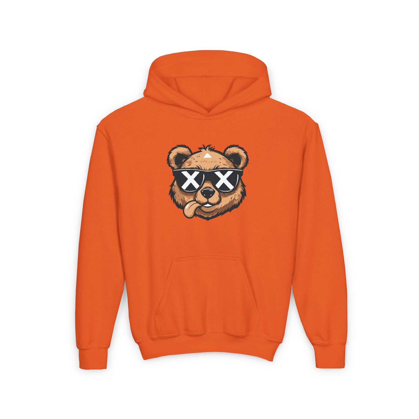 Youth Cool Bear Hoodie – Trendy and Fun Design for Kids