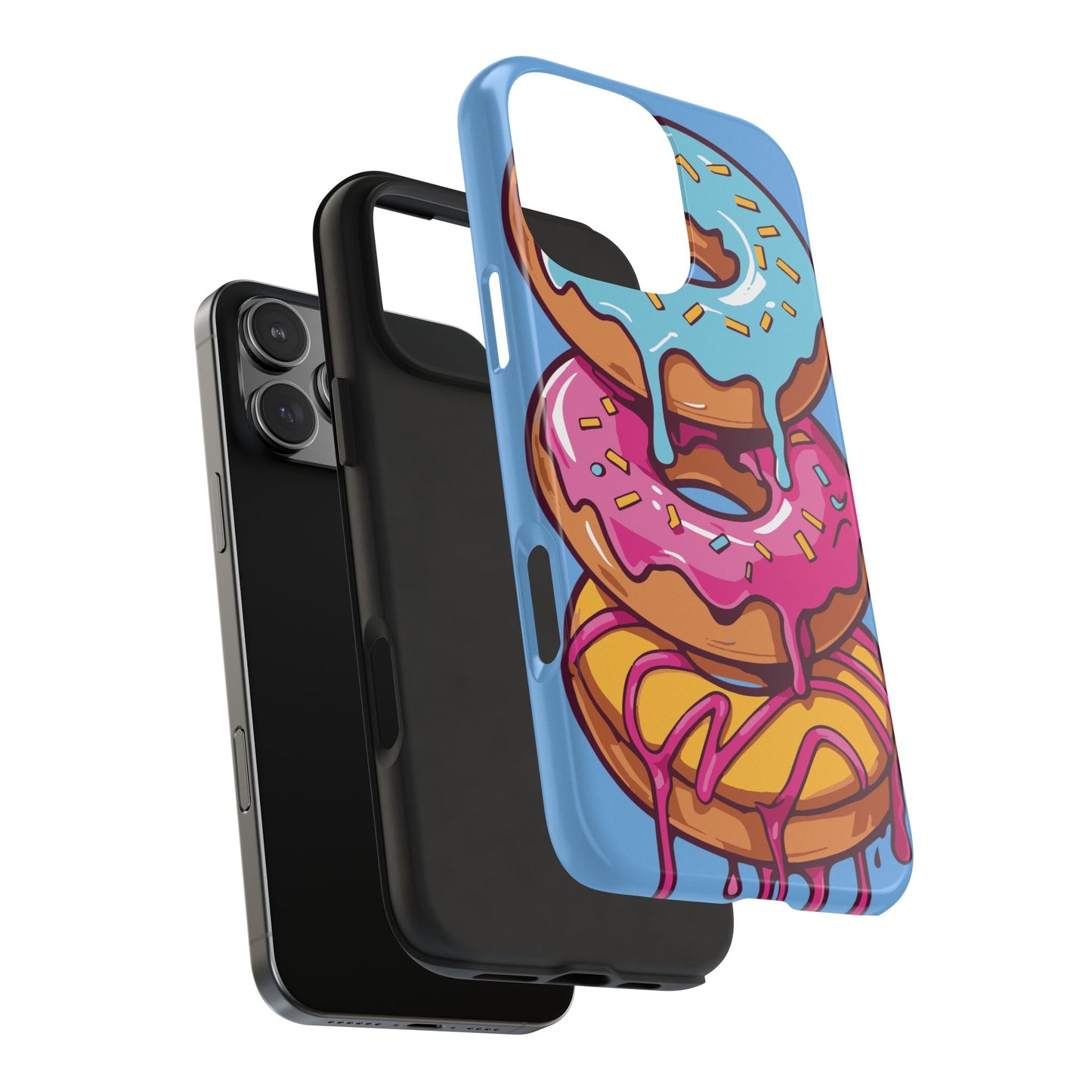 Whimsical Donut Tough Phone Case - Fun & Colorful Protection