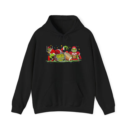 Grinch-Inspired  Hoodie, Cozy Winter Sweatshirt, Funny Holiday Apparel, Perfect for Christmas, Gift for Friends & Family