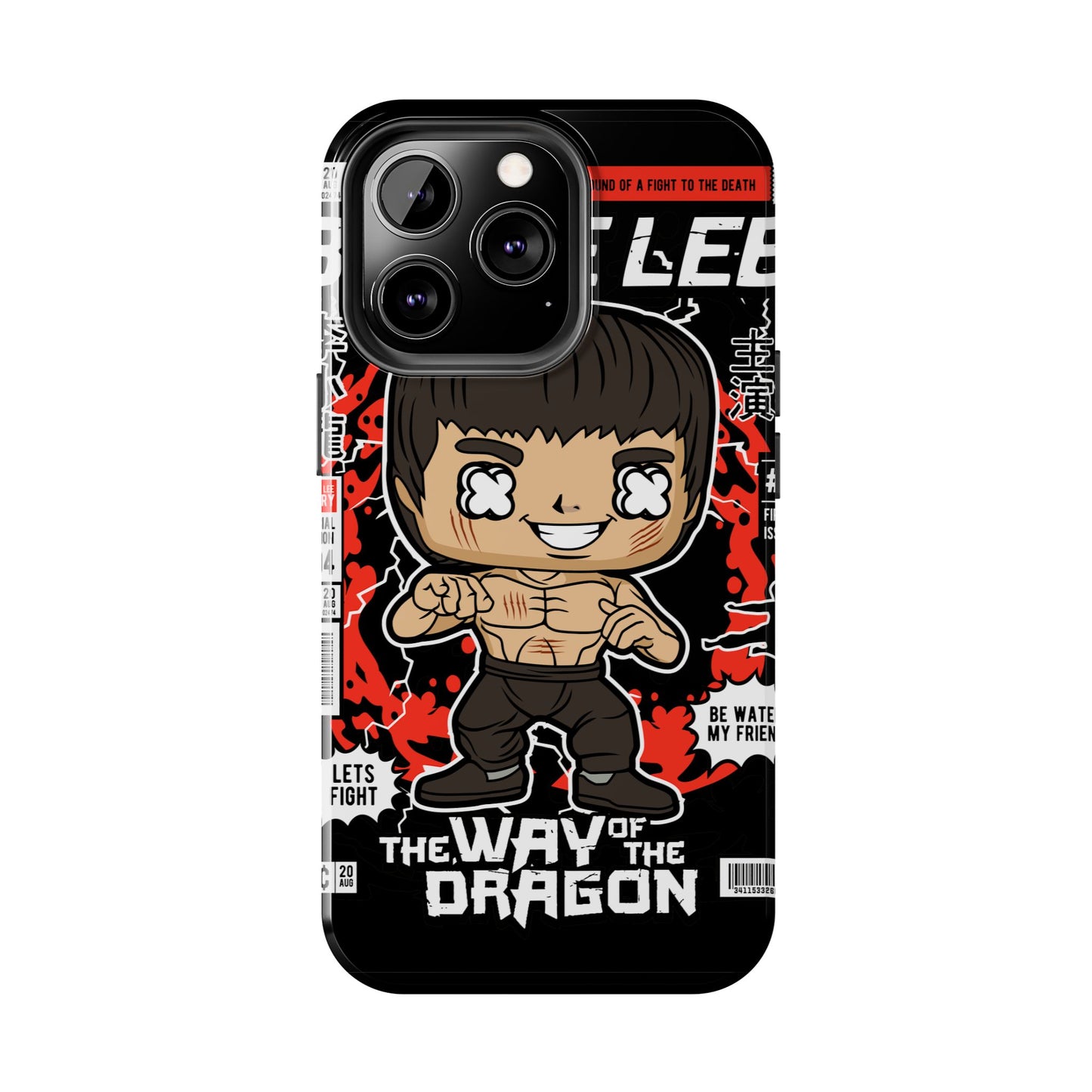 Bruce Lee Tough Phone Case - Way of the Dragon Design