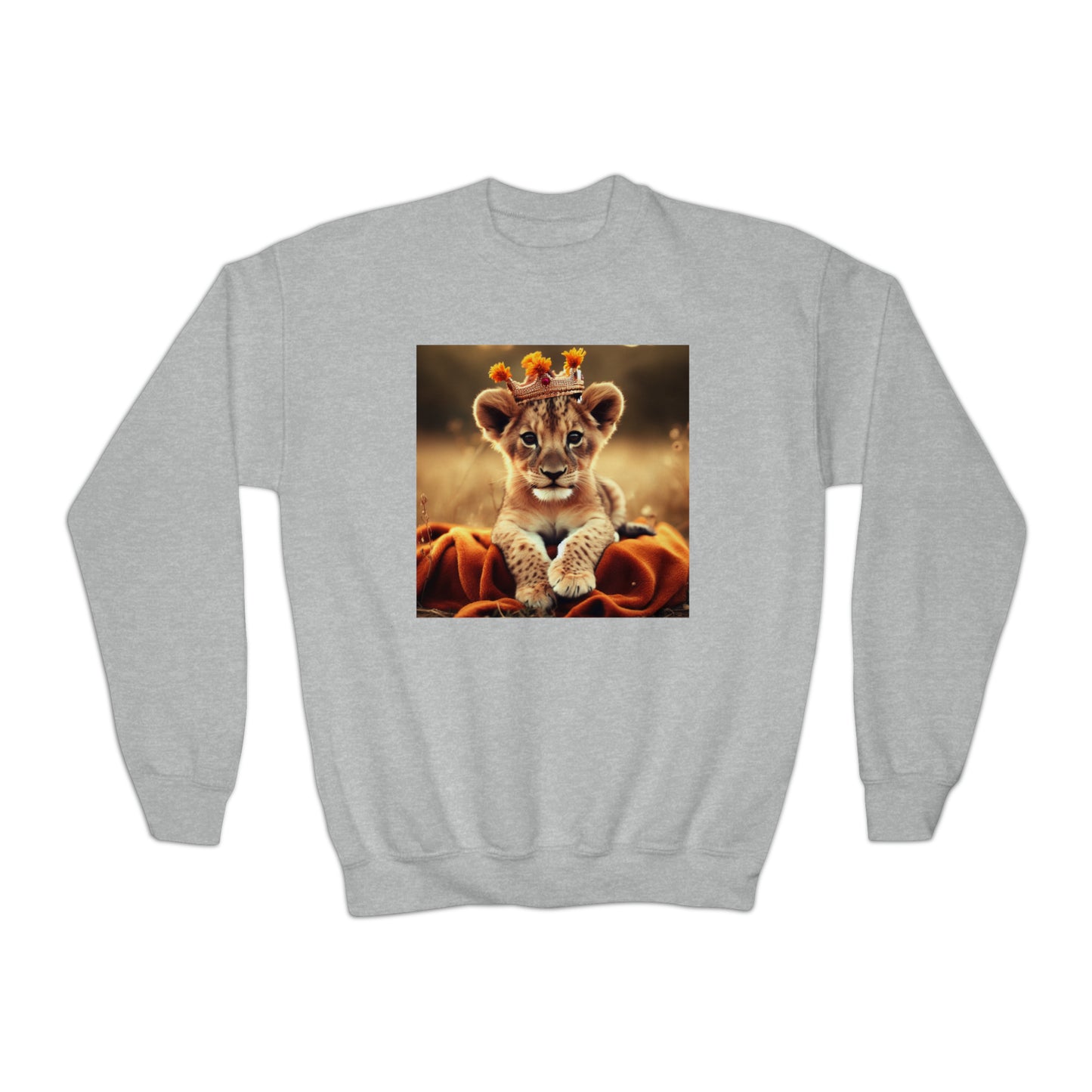 Youth king lion long sleeve t-shirt