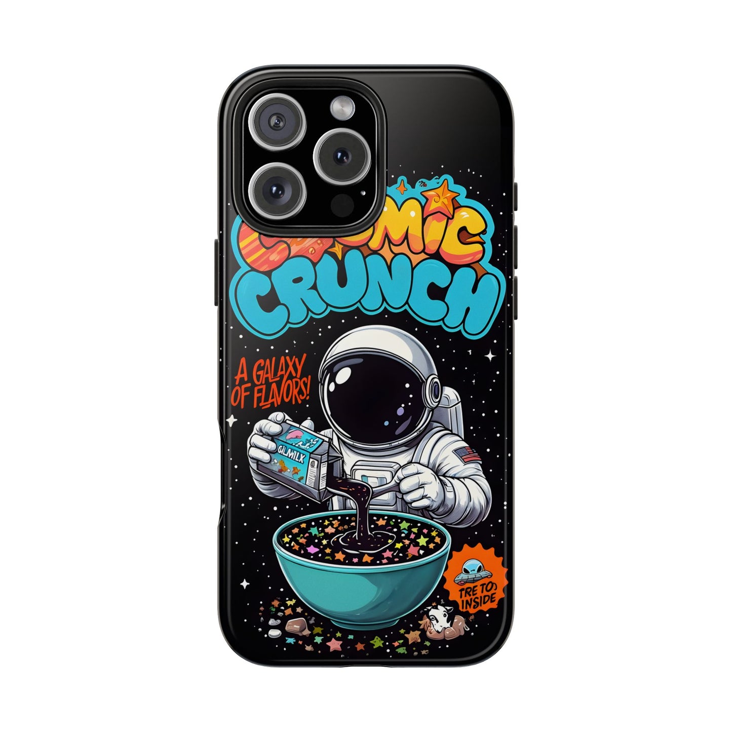 Cosmic Crunch Tough Phone Case - Galactic Vibes for Space Lovers