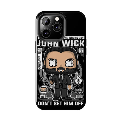John Wick Tough Phone Case - Don't Set Him Off - Perfect for Action Movie Fans