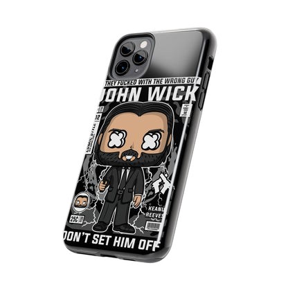 John Wick Tough Phone Case - Don't Set Him Off - Perfect for Action Movie Fans