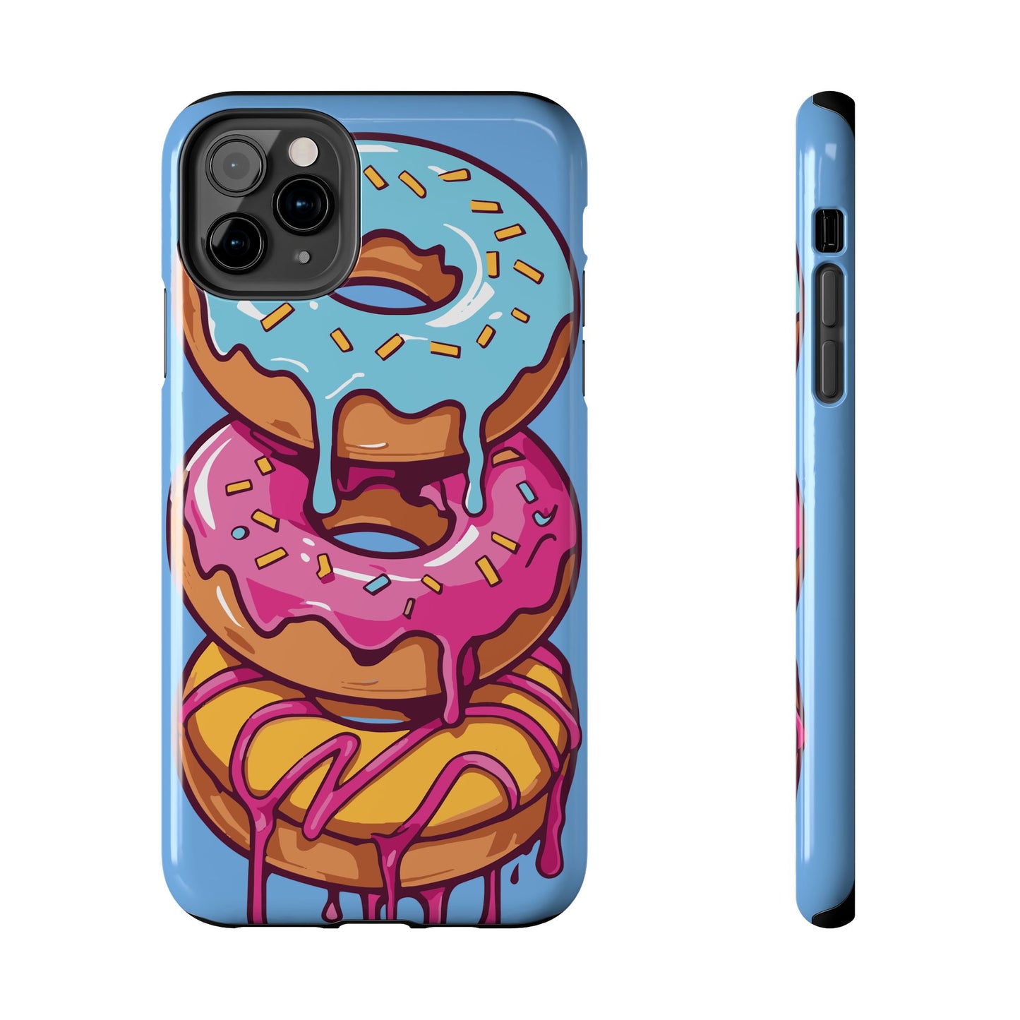 Whimsical Donut Tough Phone Case - Fun & Colorful Protection