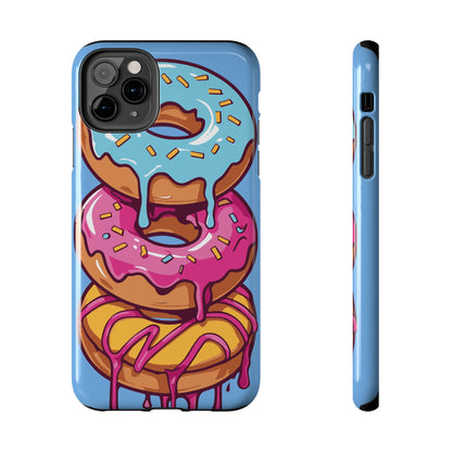 Whimsical Donut Tough Phone Case - Fun & Colorful Protection