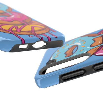 Whimsical Donut Tough Phone Case - Fun & Colorful Protection