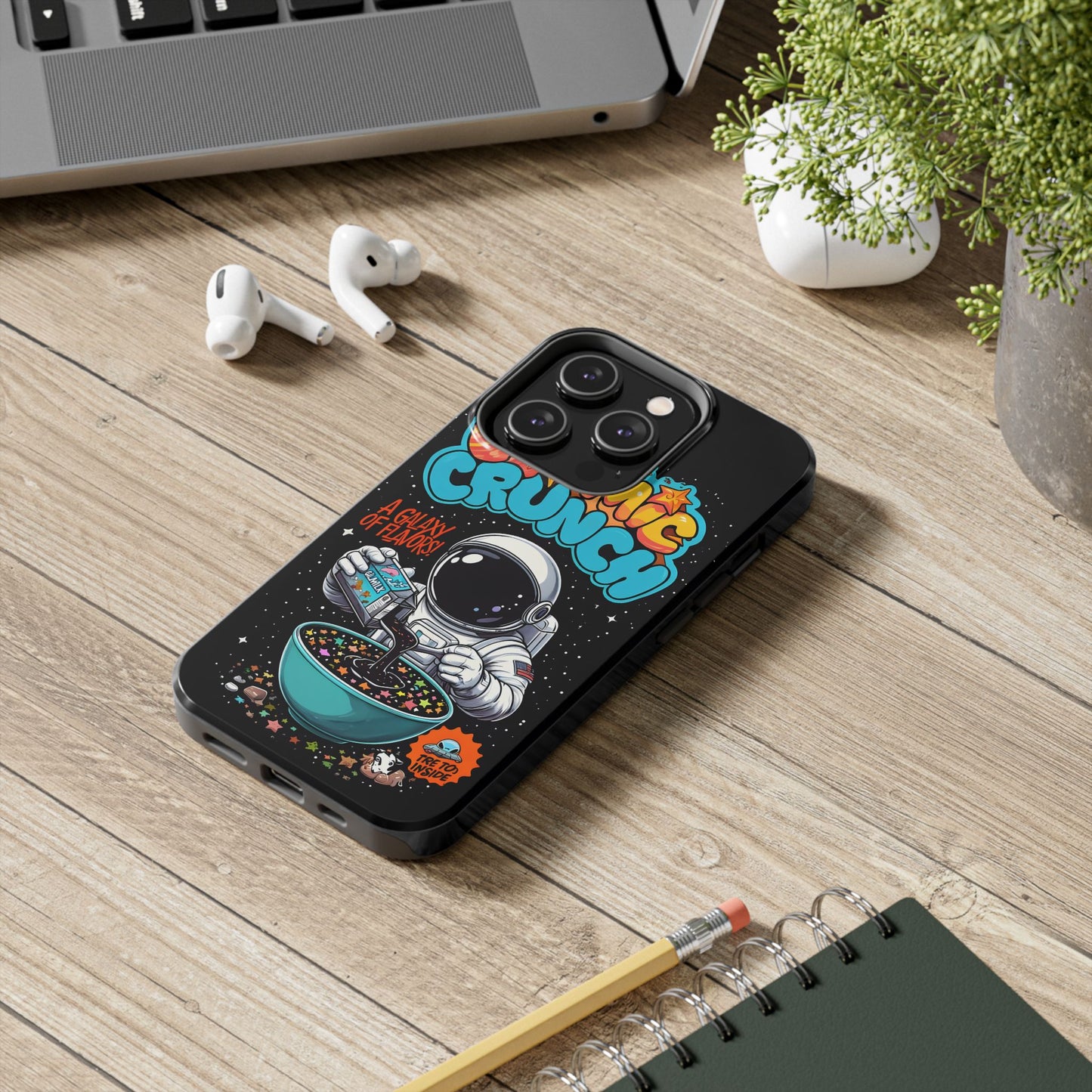 Cosmic Crunch Tough Phone Case - Galactic Vibes for Space Lovers