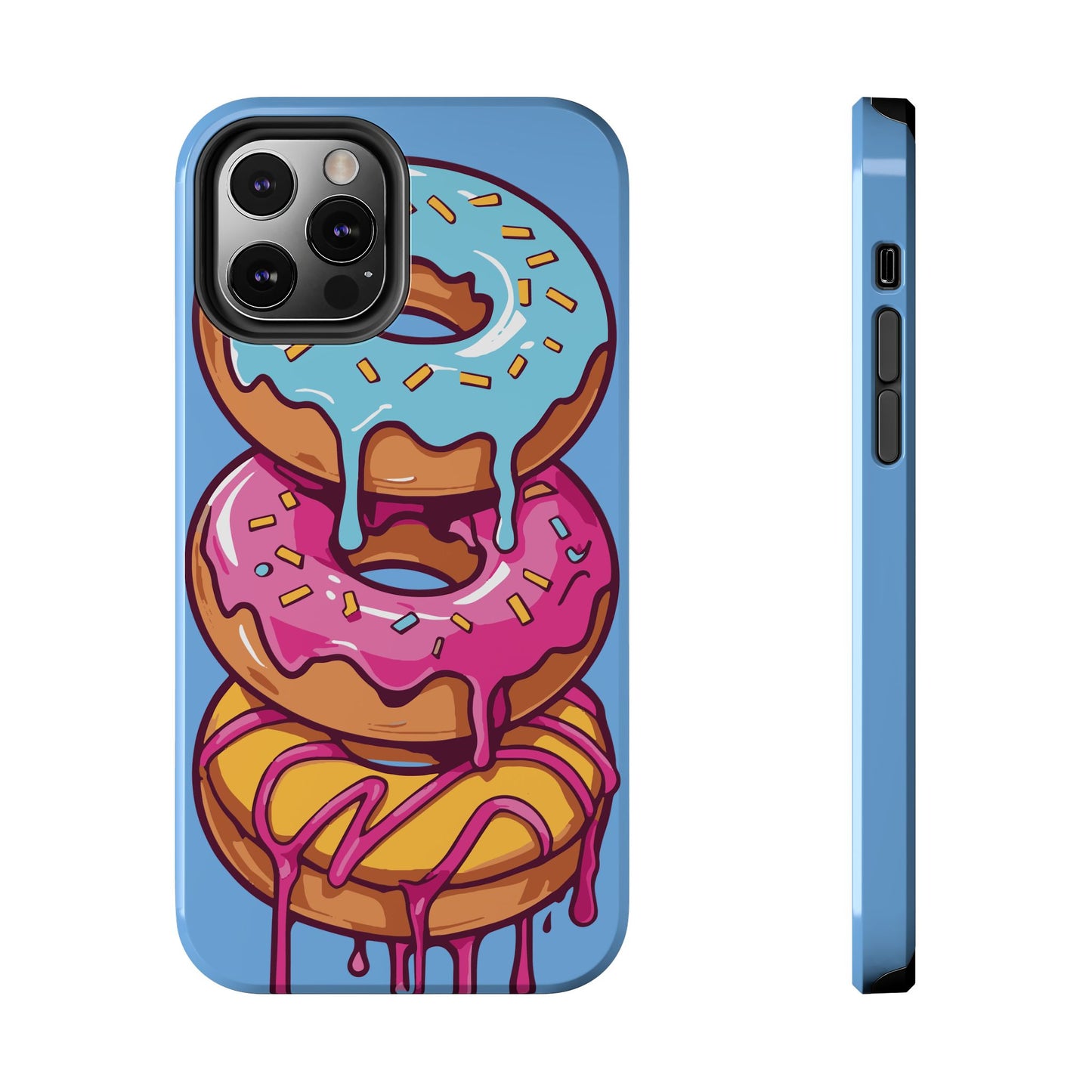 Whimsical Donut Tough Phone Case - Fun & Colorful Protection