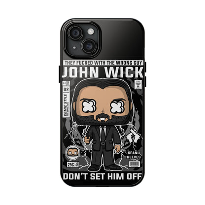 John Wick Tough Phone Case - Don't Set Him Off - Perfect for Action Movie Fans