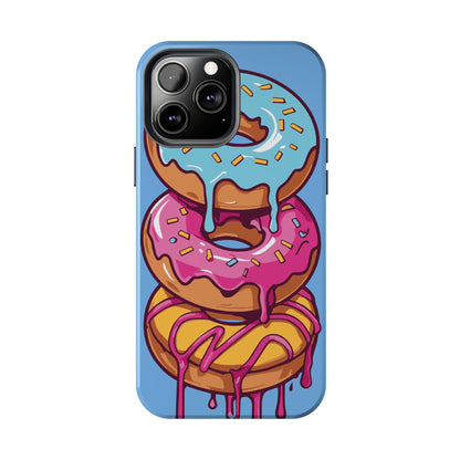 Whimsical Donut Tough Phone Case - Fun & Colorful Protection