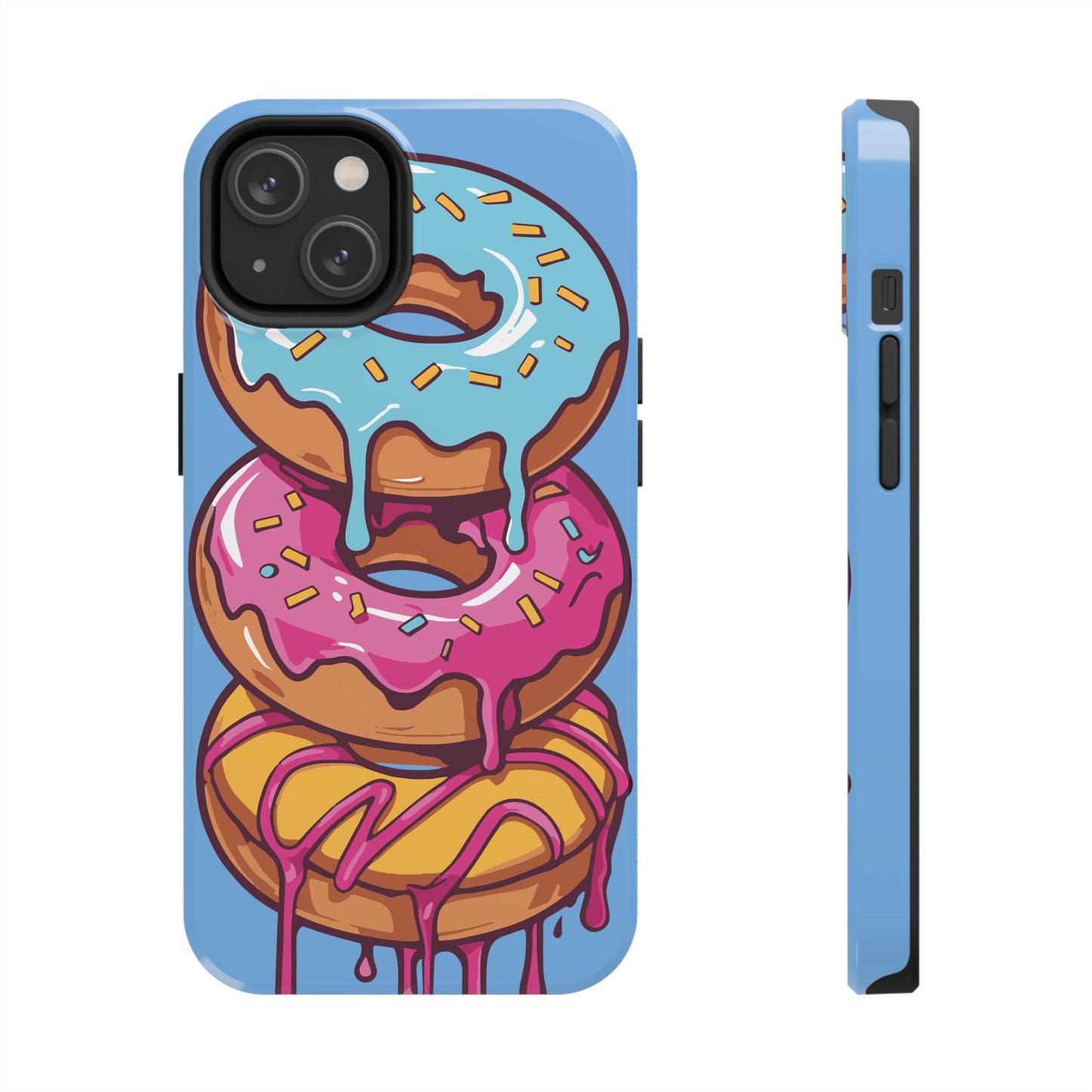 Whimsical Donut Tough Phone Case - Fun & Colorful Protection