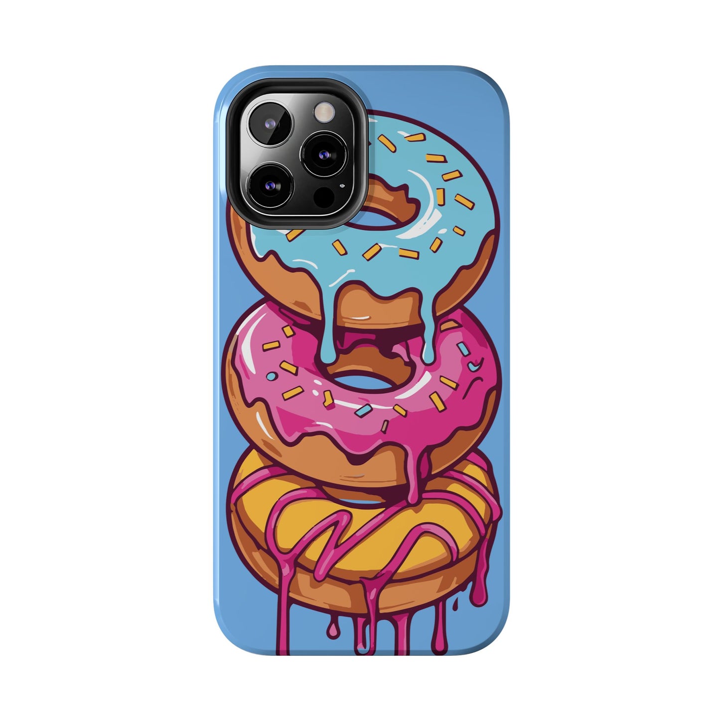 Whimsical Donut Tough Phone Case - Fun & Colorful Protection