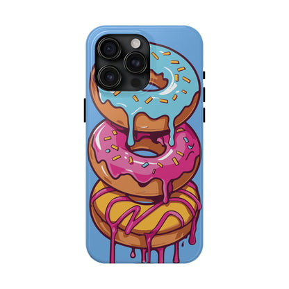 Whimsical Donut Tough Phone Case - Fun & Colorful Protection