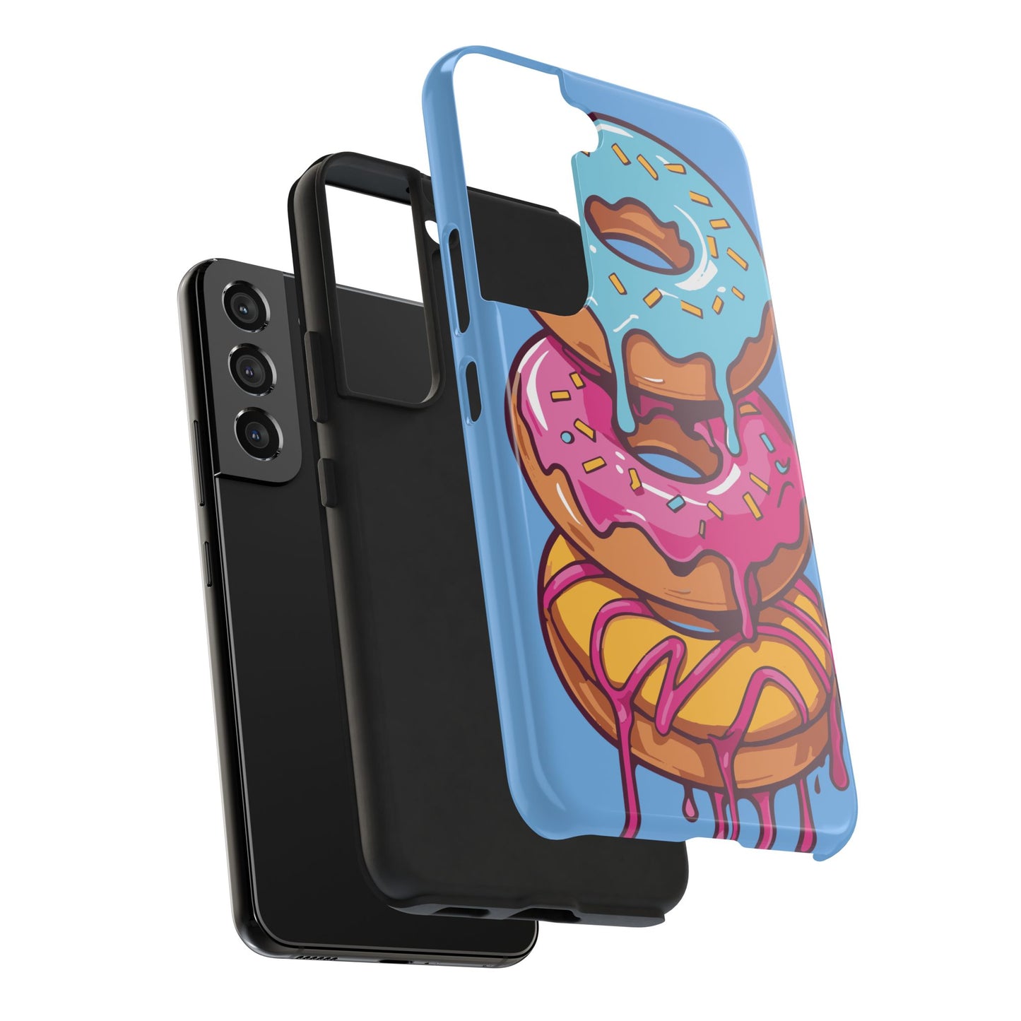 Whimsical Donut Tough Phone Case - Fun & Colorful Protection