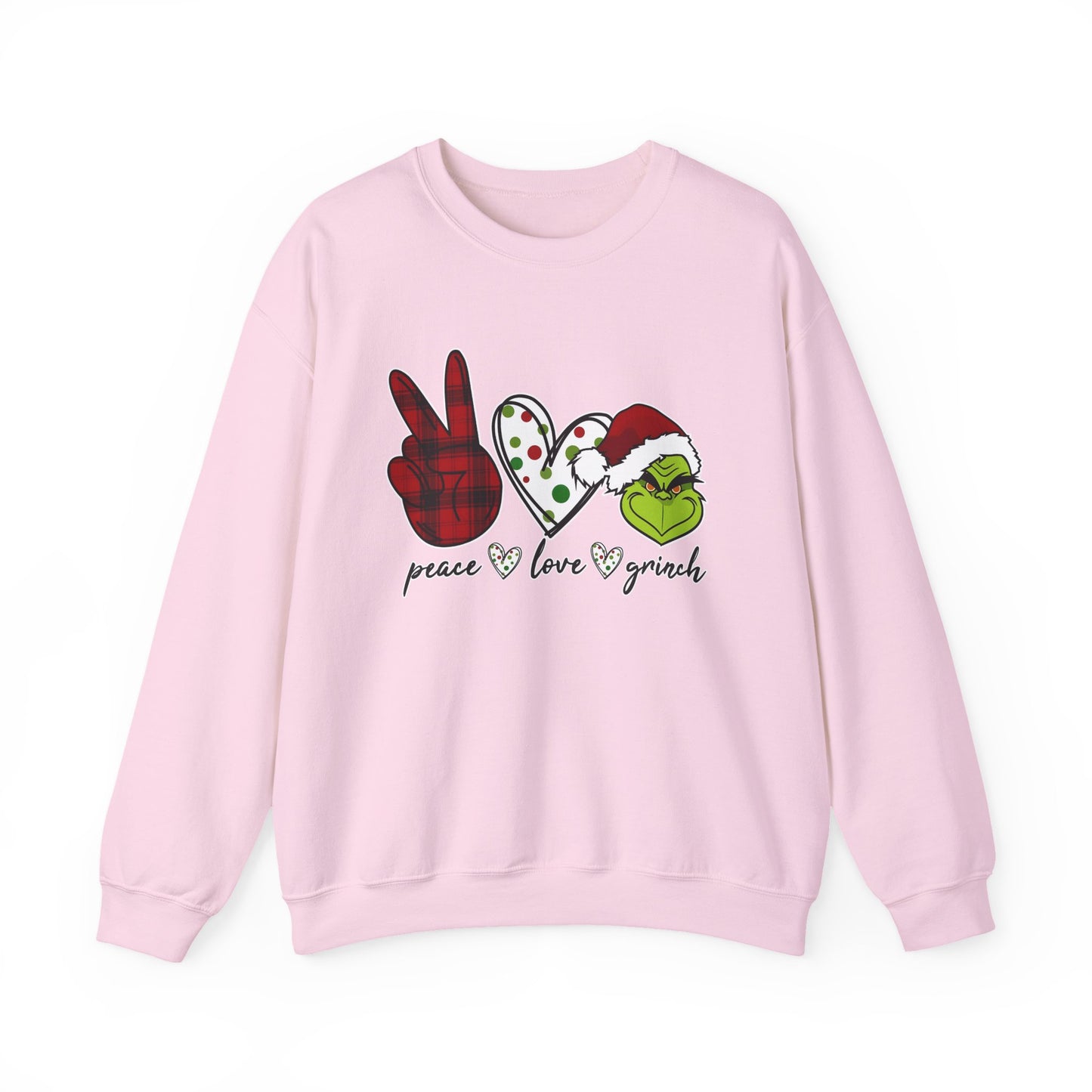 Peace Love Friends Christmas Sweatshirt, Cozy Holiday Crewneck, Unisex Christmas Gift, Festive Sweatshirt, Winter Apparel