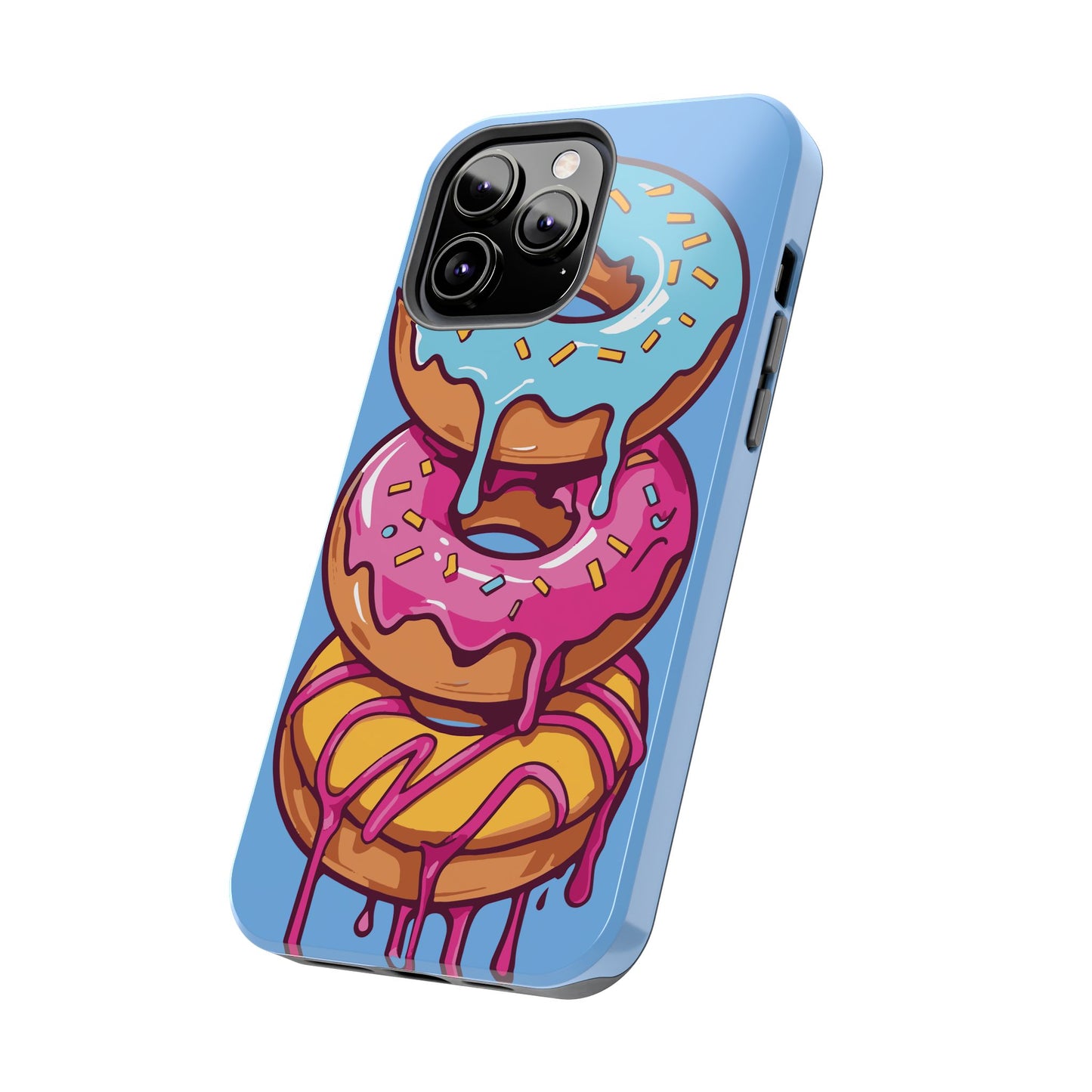 Whimsical Donut Tough Phone Case - Fun & Colorful Protection