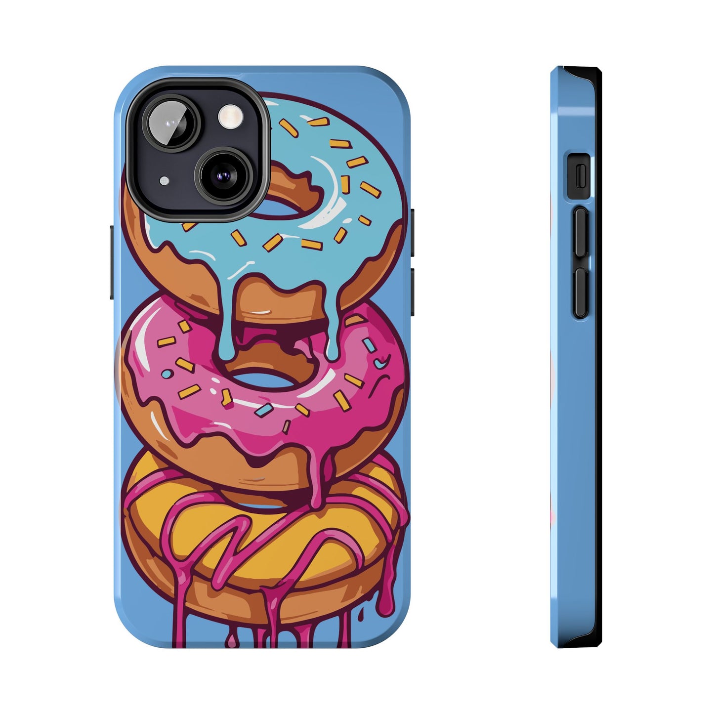 Whimsical Donut Tough Phone Case - Fun & Colorful Protection