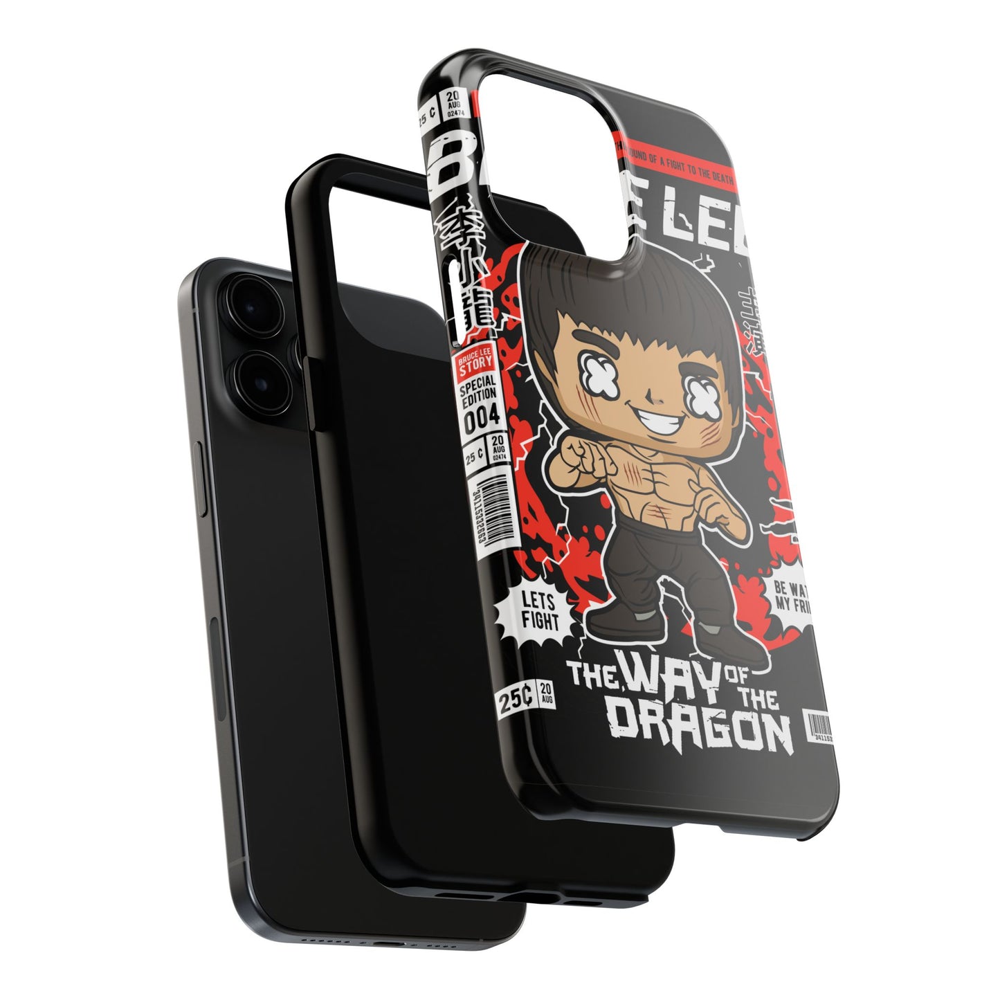 Bruce Lee Tough Phone Case - Way of the Dragon Design