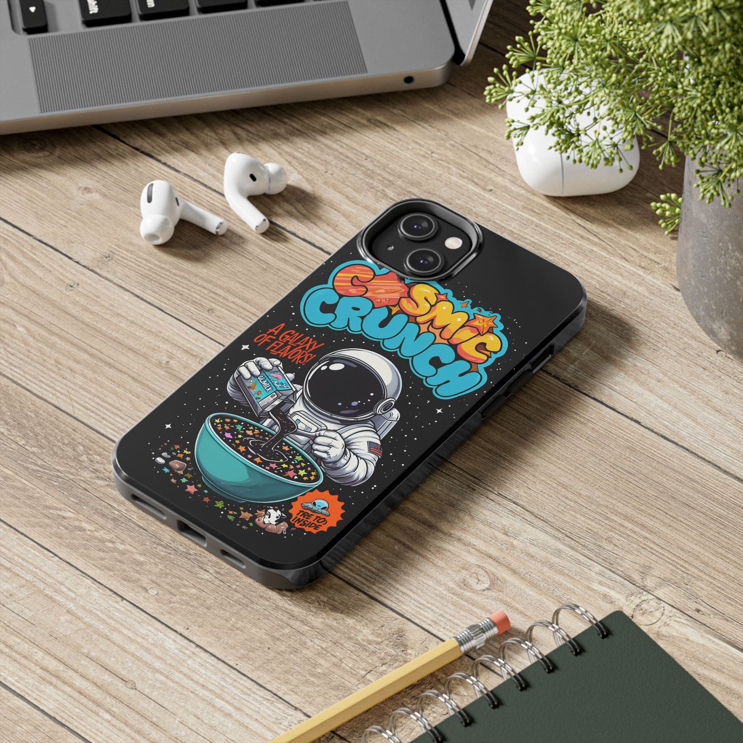Cosmic Crunch Tough Phone Case - Galactic Vibes for Space Lovers